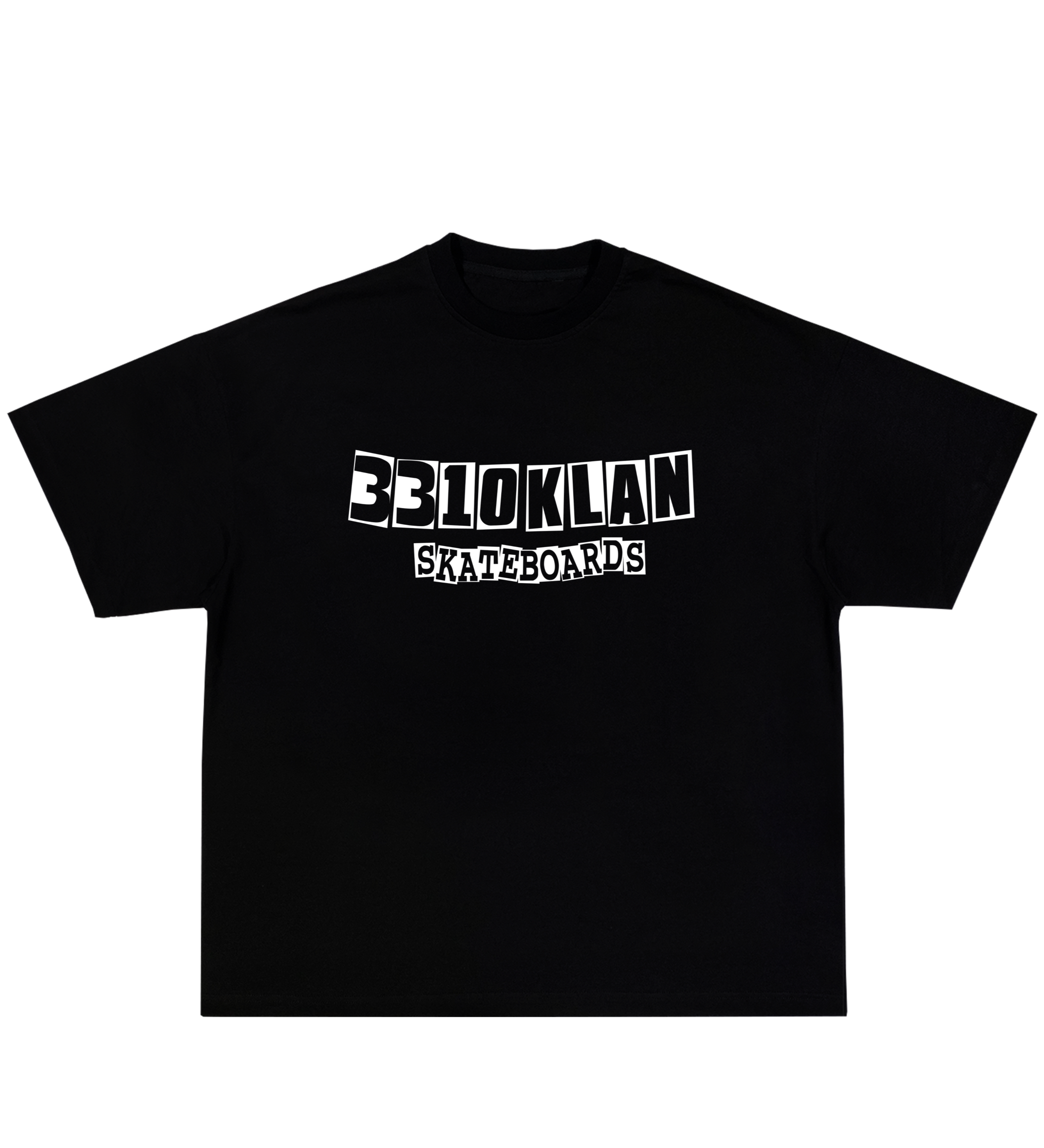 3K "BOULANGER" TEE NOIR